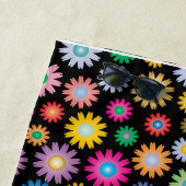 Serviette De Plage Fleurs colorées (En situation)