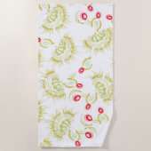 Serviette De Plage Fleurs de cactus (Devant)