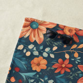 Serviette De Plage Fleurs de champs, beaux art de printemps. (En situation)