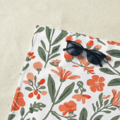 Serviette De Plage Fleurs de grâce chuchotantes (En situation)