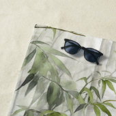 Serviette De Plage Fleurs de Lotus Sérénité (En situation)