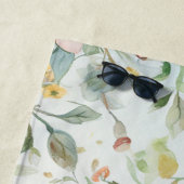 Serviette De Plage Fleurs de pommier inspirées (En situation)