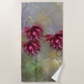 Serviette De Plage Fleurs d'été (Devant)