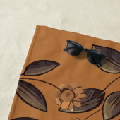 Serviette De Plage Fleurs d'or (En situation)