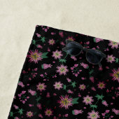Serviette De Plage Fleurs et baies Fog (En situation)