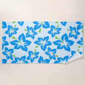 Serviette De Plage Fleurs hawaïennes (Devant)