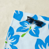 Serviette De Plage Fleurs hawaïennes (En situation)