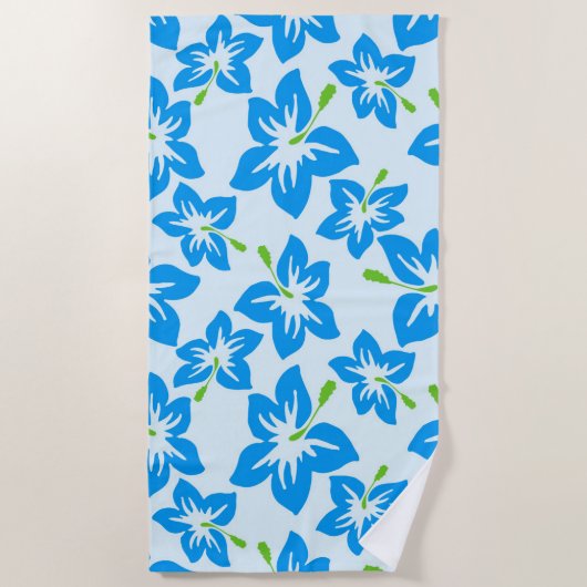 Serviette De Plage Fleurs hawaïennes (Devant)