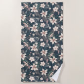 Serviette De Plage Fleurs tropicales (Devant)
