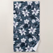 Serviette De Plage Fleurs tropicales (Devant)