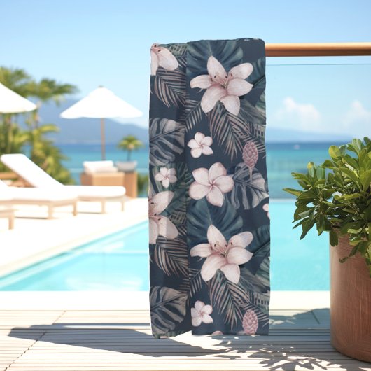Serviette De Plage Fleurs tropicales