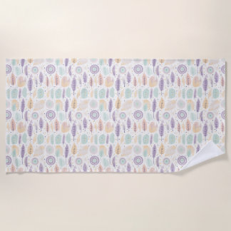 Serviette De Plage Fleurs Whisper Beauté Au Monde
