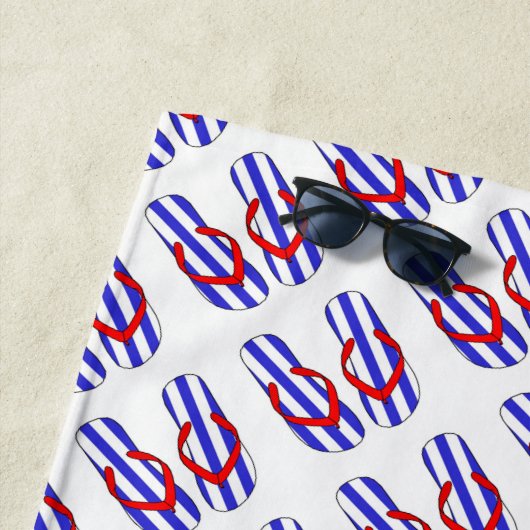 Serviette De Plage Flipflops (En situation)
