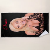 Serviette De Plage Flirty blonde Thunder_Cove (Devant)