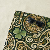 Serviette De Plage Floraison Celtique (En situation)