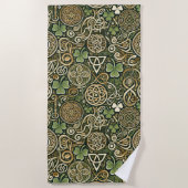 Serviette De Plage Floraison Celtique (Devant)