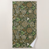 Serviette De Plage Floraison celtique (Devant)