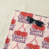 Serviette De Plage Floraison de cerisier (En situation)