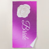 Serviette De Plage Floral Elegant (Devant)