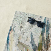 Serviette De Plage Floral exotique (En situation)