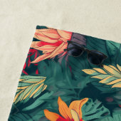 Serviette De Plage Floral Hawaïen (En situation)