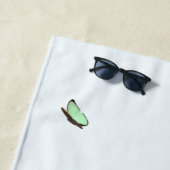 Serviette De Plage Floral papillon (En situation)