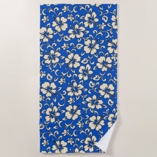 Serviette De Plage Floral tropical de ketmie hawaïenne de Malia -