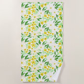 Serviette de plage florale (Devant)