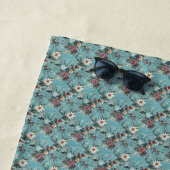 Serviette De Plage Flores d'hiver (En situation)