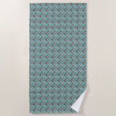 Serviette De Plage Flores d'hiver (Devant)