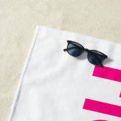 Serviette De Plage Florida Girl Beach Towel (En situation)