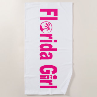 Serviette De Plage Florida Girl Beach Towel