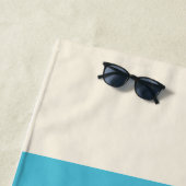 Serviette De Plage "Florida State of Mind" Beach Towel (En situation)