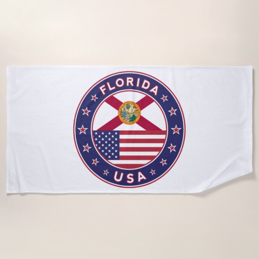 Serviette De Plage Floride (Devant)