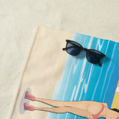 Serviette De Plage Floride Beach Bikini filles (En situation)