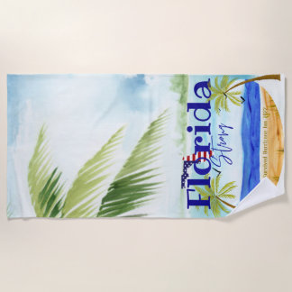 Serviette De Plage Floride Strong
