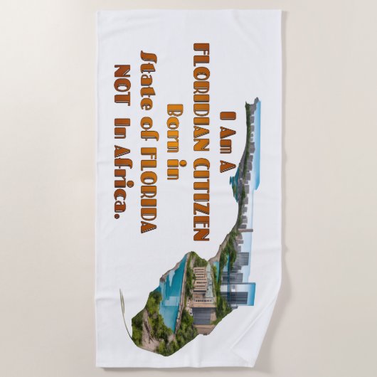 Serviette De Plage Floridian Citizen (Devant)