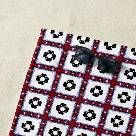 Serviette De Plage Fluffy Carré (En situation)
