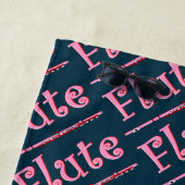 Serviette De Plage Flûte rose (En situation)