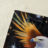 Serviette De Plage Flying Eagle Colorful Cosmic Art, (En situation)