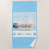 Serviette De Plage Flying High at Low Tide (Devant)