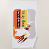 Serviette De Plage Foghorn C'est une blague, Fils (Devant)