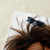 Serviette De Plage Folie du matin : Café d'abord, questions plus tard (En situation)