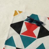 Serviette De Plage Folk Geometry (En situation)