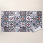 Serviette De Plage Fond d'écran Backsplashes / Talavera inspiré tuile (Devant)