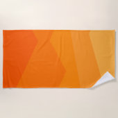 Serviette De Plage Fond orange (Devant)