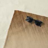 Serviette De Plage Fond rustique Dragon Noir (En situation)