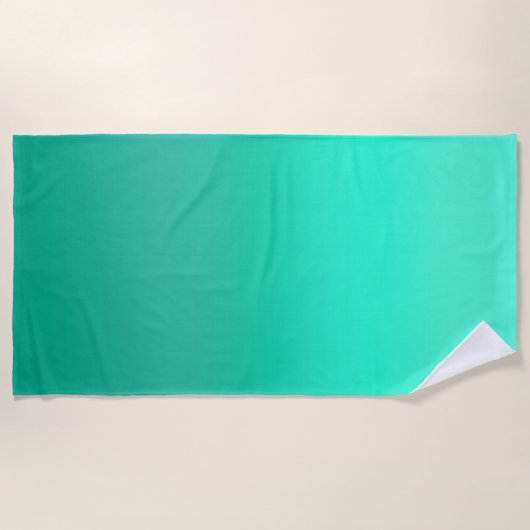Serviette De Plage Fond Seafoam (Devant)