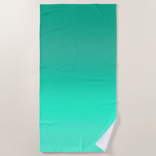 Serviette De Plage Fond Seafoam (Devant)