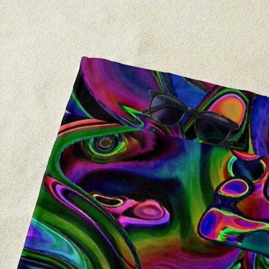 Serviette De Plage Fonte cérébrale (En situation)